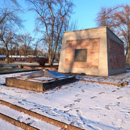 Soviet war memorial in Grimma