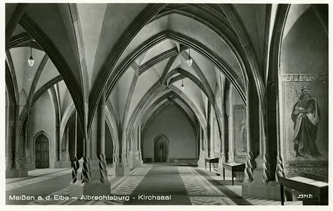 Albrechtsburg Castle detail in Meissen