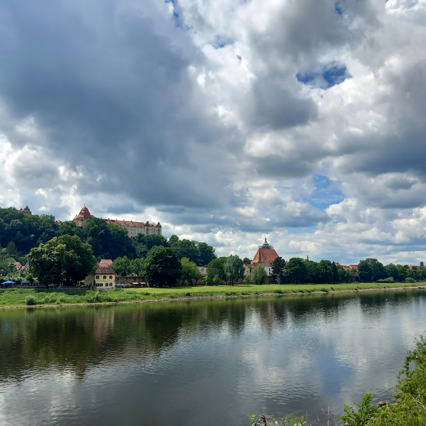 Pirna beside the River Elbe
